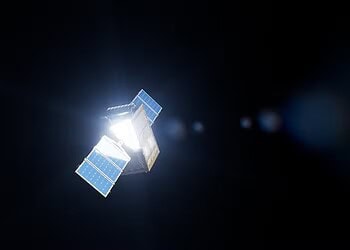 Nasa lança pequeno satélite para buscar água na Lua — Foto: Lockheed Martin Space