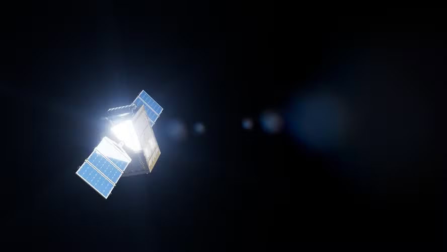 Nasa lança pequeno satélite para buscar água na Lua — Foto: Lockheed Martin Space