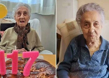 Maria Branyas seguia uma dieta mediterrânea, que incluía o consumo diário de três iogurtes - (crédito: Divulgação/Guinness World Records)