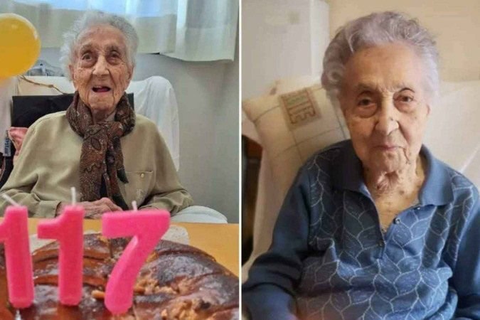 Maria Branyas seguia uma dieta mediterrânea, que incluía o consumo diário de três iogurtes - (crédito: Divulgação/Guinness World Records)