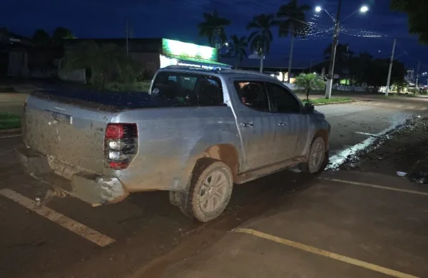 Polícia Militar recupera caminhonete roubada na zona rural de Acrelândia