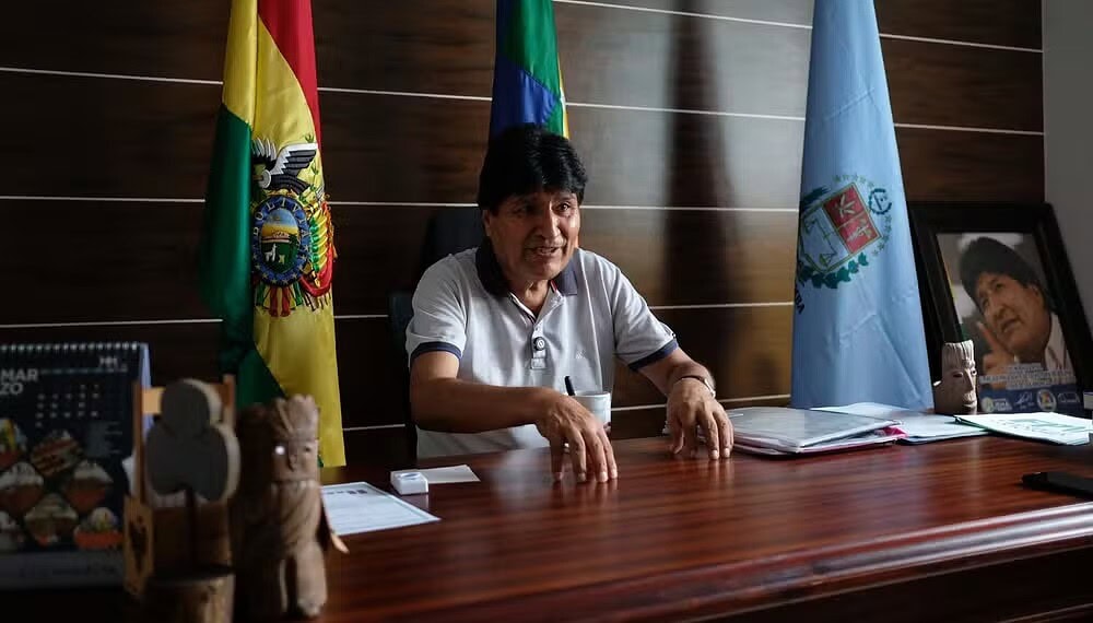 Evo Morales — Foto: Manuel Seoane/Bloomberg