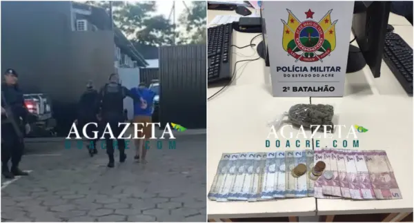 Adolescente é apreendido com drogas em ônibus e confessa assassinato em Rio Branco
