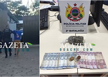 Adolescente é apreendido com drogas em ônibus e confessa assassinato em Rio Branco