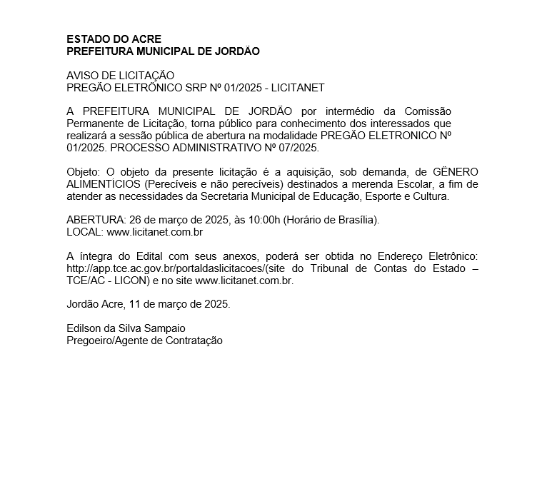 Editais