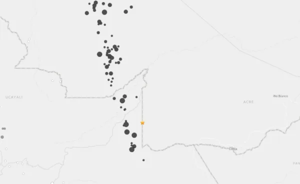 Terremoto de magnitude 5,6 no Peru é sentido em três cidades do Acre