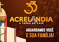Cavalgada, campeonatos e shows marcam festa de 33 anos de Acrelândia; Veja programação