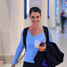 Ana Paula Arósio em aeroporto no Rio • Webert Belicio / Agnews