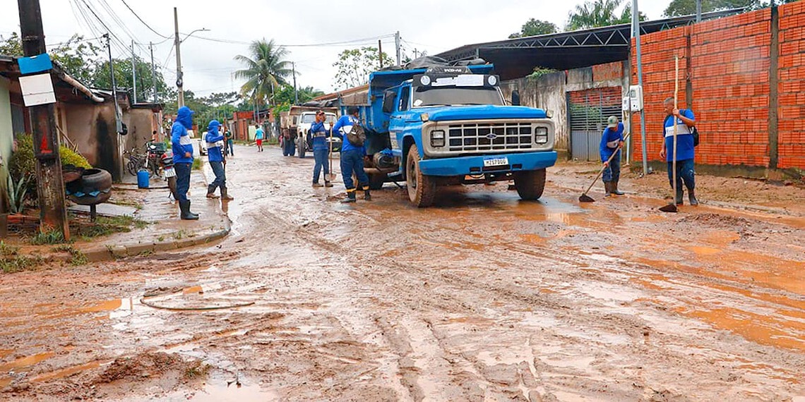 Prefeitura de Rio Branco intensifica ações de apoio aos bairros afetados pelas fortes chuvas