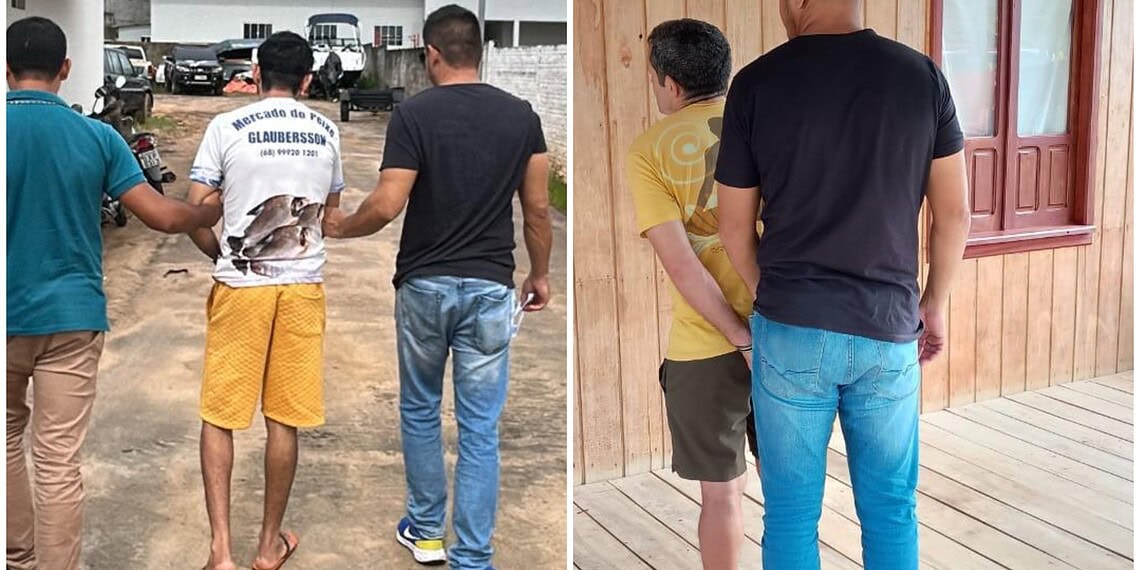 Dois suspeitos são presos por violência doméstica