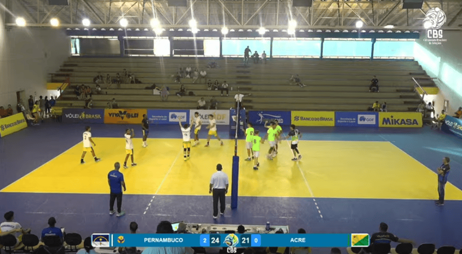 Acre estreia com derrotas no primeiro dia de jogos no Brasileiro de Seleções de Vôlei Sub-18