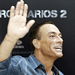 Jean-Claude Van Damme lança 'Os mercenários 2' em hotel em Madrid, na Espanha — Foto: AP/Andres Kudacki