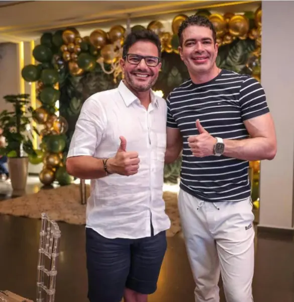 Gladson Camelí se reuniu com amigos no último domingo para celebrar seu aniversário numa festa beneficente. Veja mais na coluna social Roberta Lima