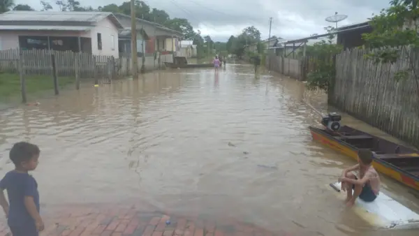 Nível do Rio Envira, em Feijó, apresenta 85 centímetros de vazante nesta segunda-feira