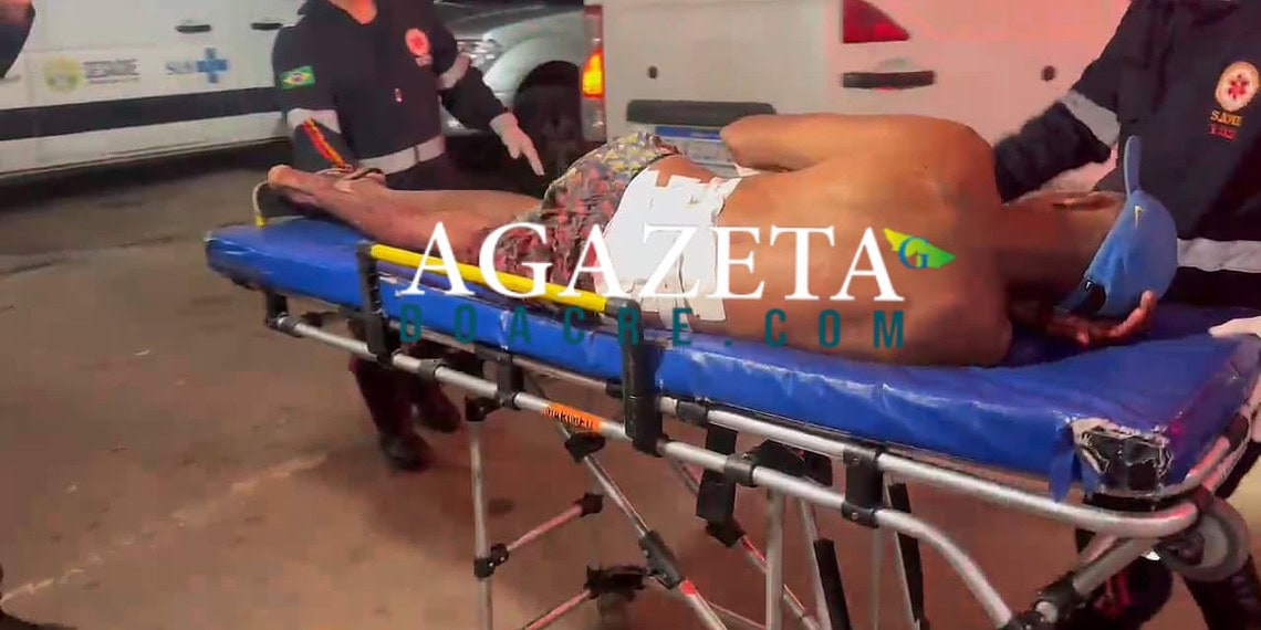 Discussão em via pública termina com homem esfaqueado várias vezes no Segundo Distrito de Rio Branco