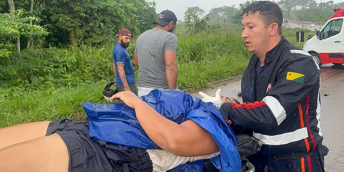Acidente na Via Verde deixa um morto e três feridos graves em Rio Branco