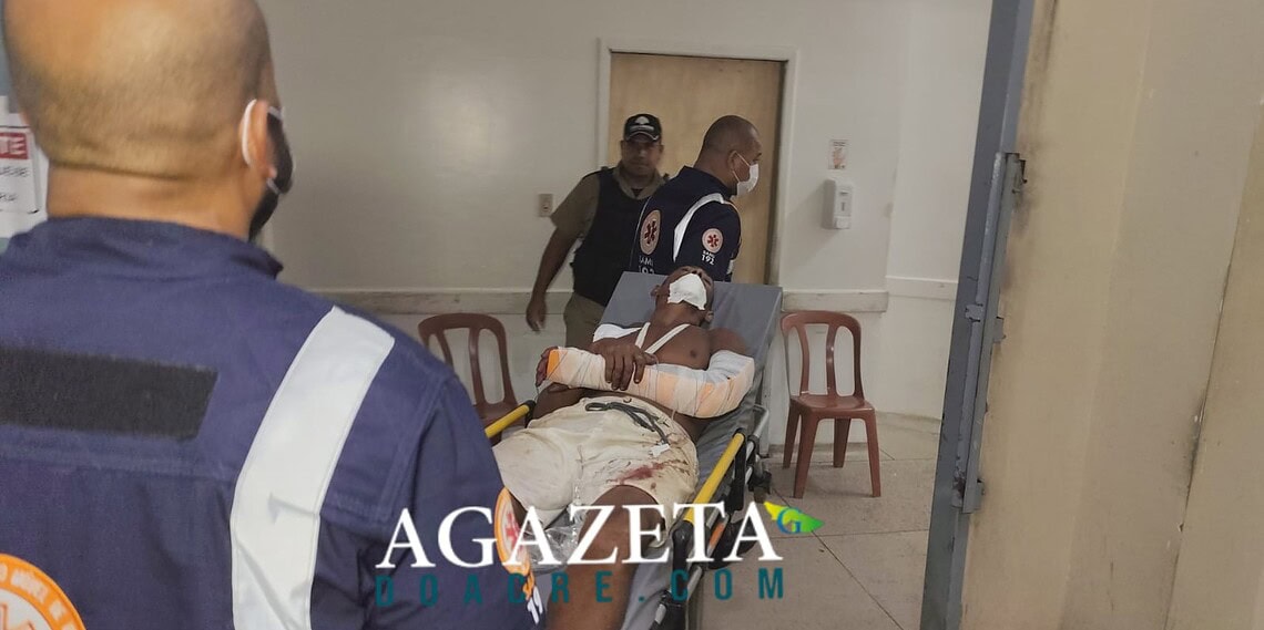 Homem em situação de rua é agredido com ripas e faca em ação criminosa em Rio Branco