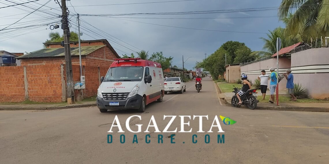Adolescentes ficam feridos após colisão entre carro e bicicletas na Baixada da Sobral, em Rio Branco
