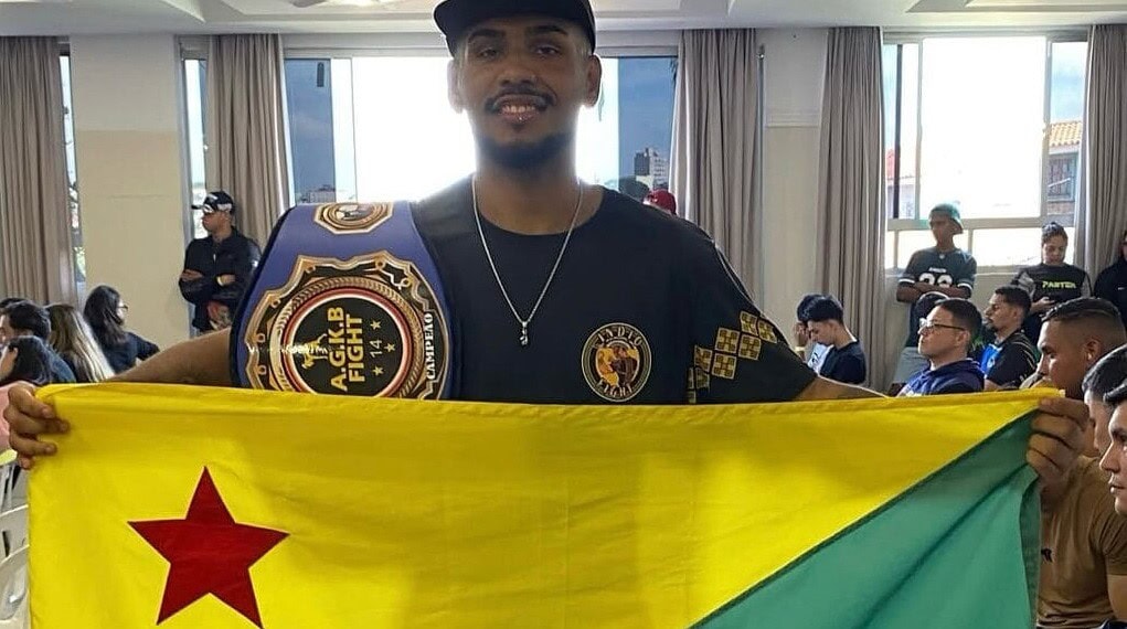 Madson é acreano de Bujari e tem orgulho de representar seu estado. Foto: Cedida