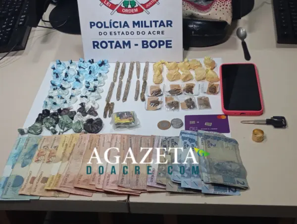 Jovem é preso com mochila cheia de drogas no bairro São Francisco