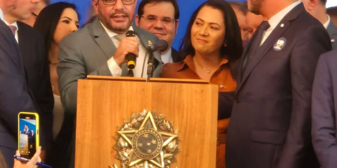 Gladson confirma pré-candidatura de Mailza ao governo do Acre em lançamento da federação entre PP e União Brasil