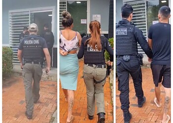 Após investigações, Polícia Civil prende suspeitos de integrar organização criminosa e praticar tortura e tráfico de drogas em Feijó. Fotos: cedidas.
