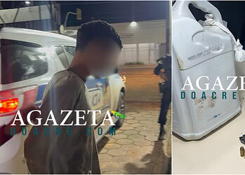 Adolescente armado é apreendido após trocar tiros com a PM e planejar ataque a facção rival em Rio Branco