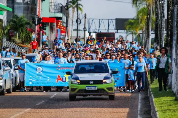 Caminhada em Cruzeiro do Sul encerra Semana de Conscientização do Autismo