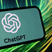 Logo do ChatGPT em um smartphone — Foto: Andrey Rudakov/Bloomberg