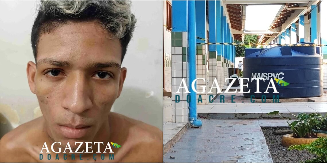 Assaltante baleado no pescoço durante ataque a escola em Rio Branco que terminou com vigilante morto está consciente na UTI