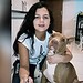 Dona de pit bull postou foto com o cão em mídia social — Foto: Reprodução Redes Sociais