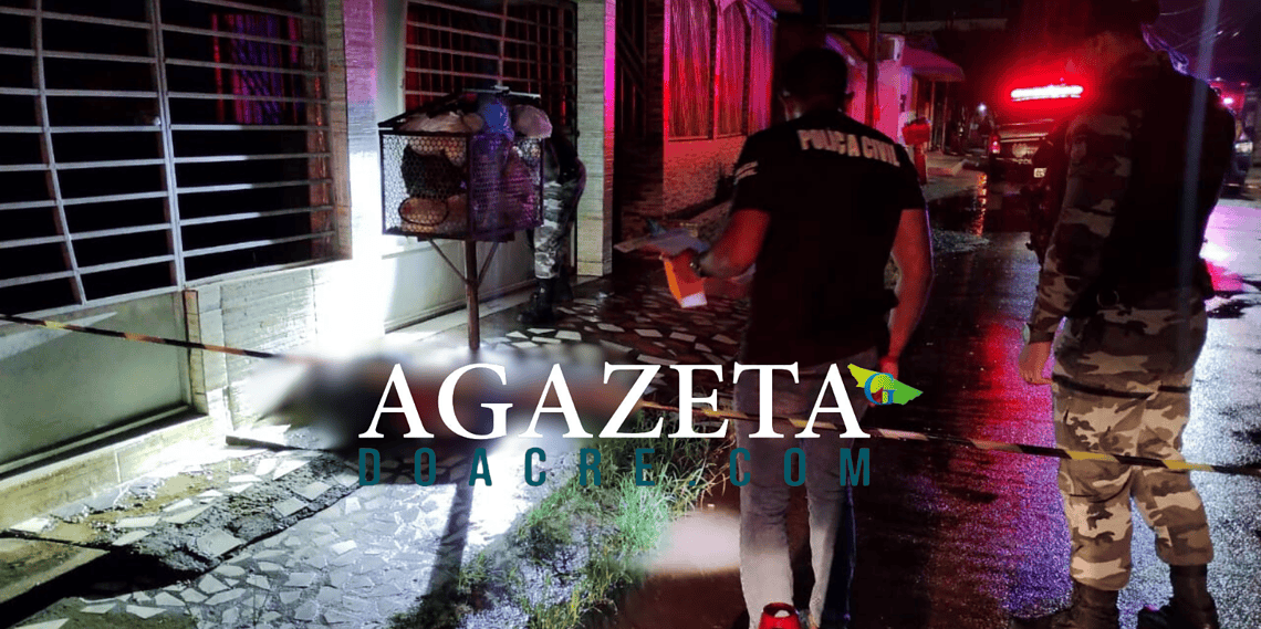 Jovem é executado com cinco tiros durante temporal em Epitaciolândia
