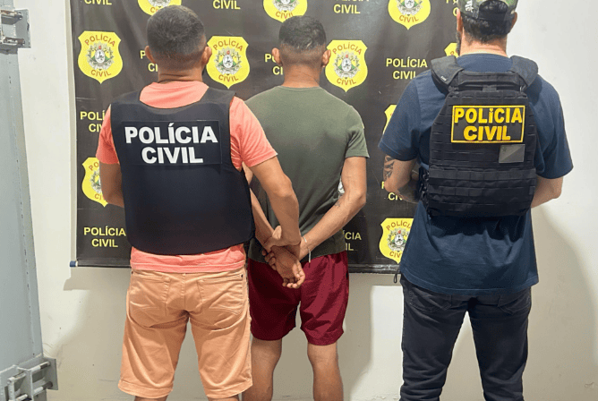 Suspeito será responsabilizado por sequestro, cárcere privado e promoção de organização criminosa. Foto: cedida.