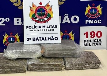 Droga estava escondida em fundo falso e seria enviada para o Mato Grosso - Foto: Arquivo/PM-AC