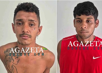 Dupla é presa por tráfico em área com crianças; um usava tornozeleira e outro tinha dois mandados em aberto