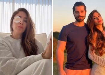 Casada com Alok, Romana Novaes faz alerta após complicações de procedimento nos cílios: 'Pior dor que senti na minha vida' — Foto: Reprodução/ Instagram