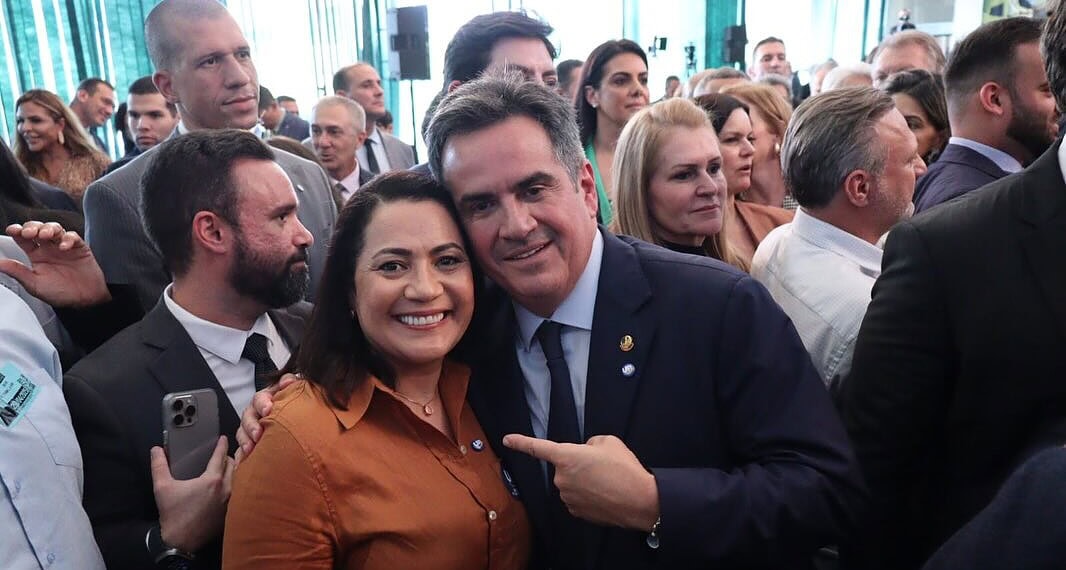 Vice-governadora Mailza Assis e presidente nacional do PP, Ciro Nogueira - Foto: Reprodução/Instagram