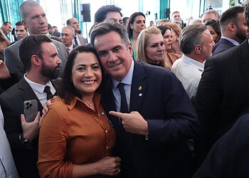 Vice-governadora Mailza Assis e presidente nacional do PP, Ciro Nogueira - Foto: Reprodução/Instagram