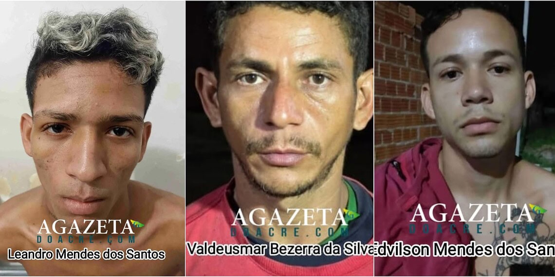 Três são presos suspeitos de participação na morte de vigilante dentro de escola em Rio Branco