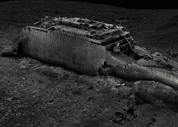 Equipe da Magellan criou um "gêmeo digital" em escala real do Titanic • Atlantic Productions/Magellan via CNN Newsource