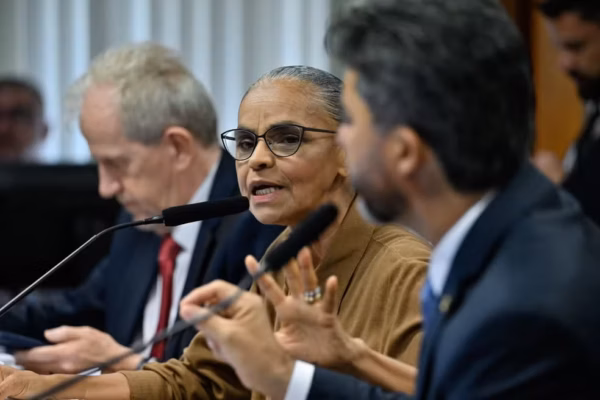 Lula e Marina Silva conversam sobre ataques em comissão do Senado