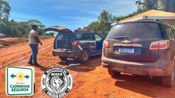 Suspeito de abusar de duas sobrinhas no Acre é preso no Mato Grosso do Sul após um mês foragido