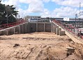 Com 27 pilares prontos e início da etapa de aterro, Viaduto Mamedio Bittar deve ser entregue em outubro, garante Prefeitura