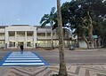 Faixas de pedestres em Rio Branco são revitalizadas com cores azul e branca; FOTOS