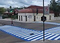 Faixas de pedestres em Rio Branco são revitalizadas com cores azul e branca; FOTOS