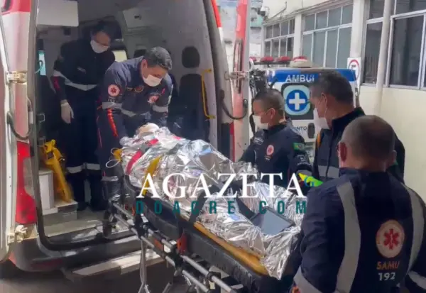 Homem sofre traumatismo craniano após ser atingido por árvore durante derrubada de árvores no Acre