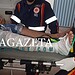 Passageiro de moto por aplicativo se machuca após colisão com ciclista na Baixada da Sobral
