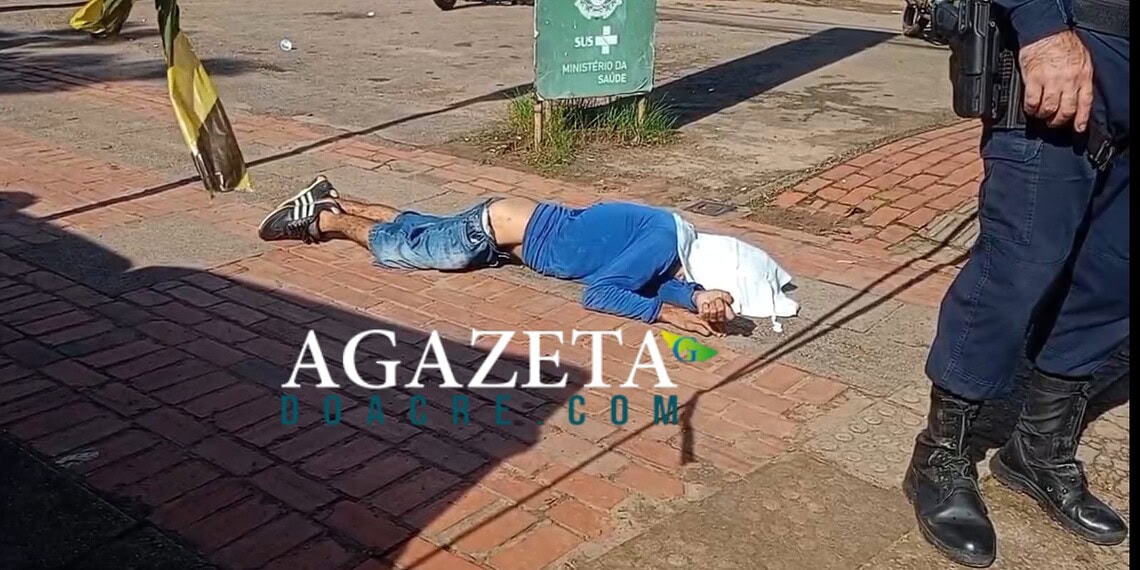 Homem morre após ataque com faca e confronto com a Polícia Militar em Rio Branco