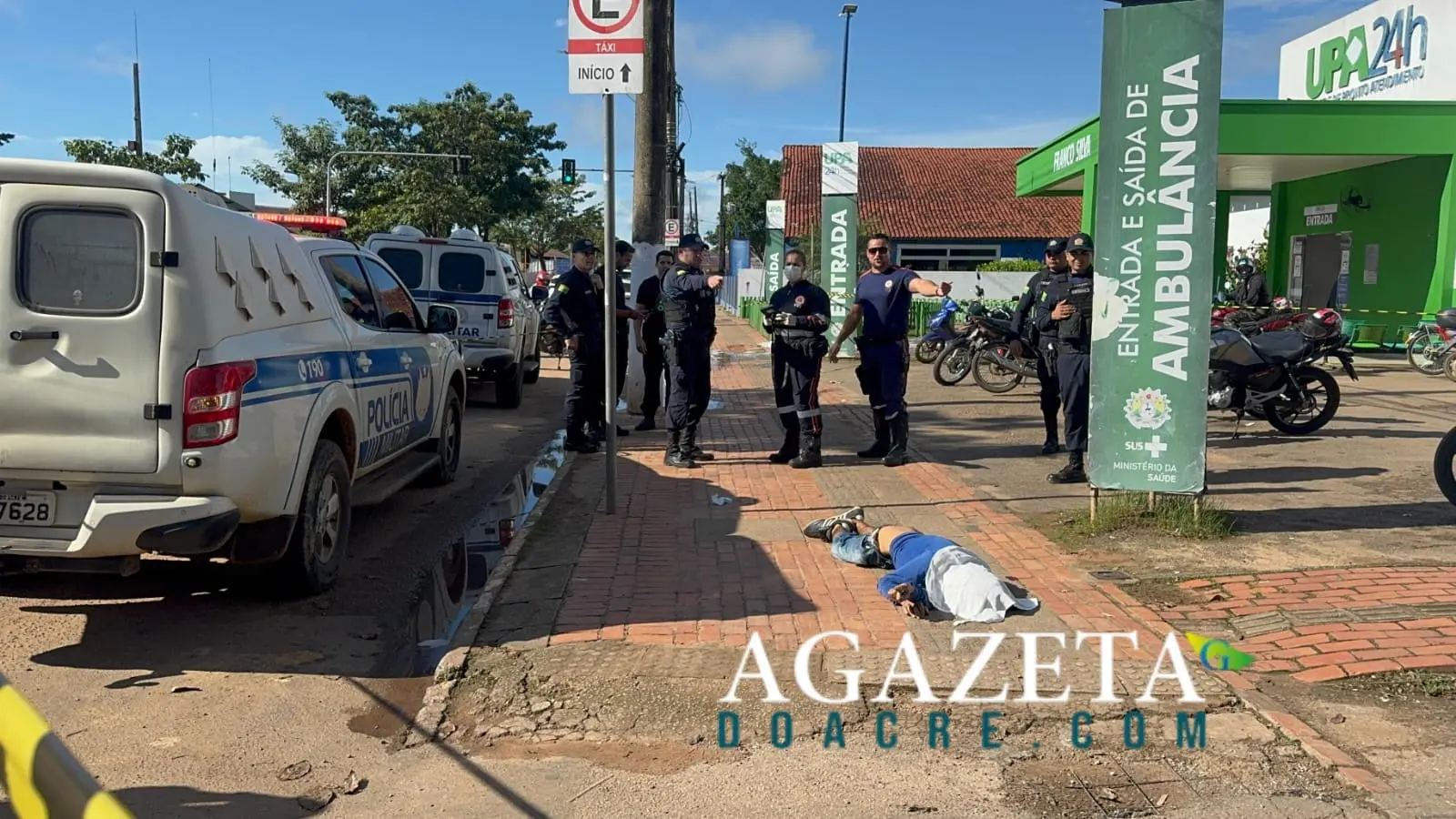 Homem morre após ataque com faca e confronto com a Polícia Militar em Rio Branco