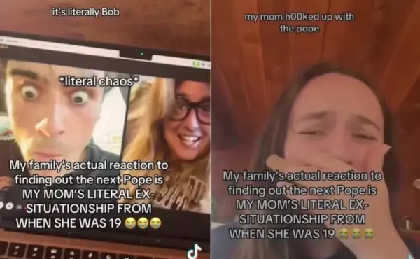 Influencer americana diz que mãe teve affair com novo Papa no passado, e vídeo viraliza: 'É o Bob!'